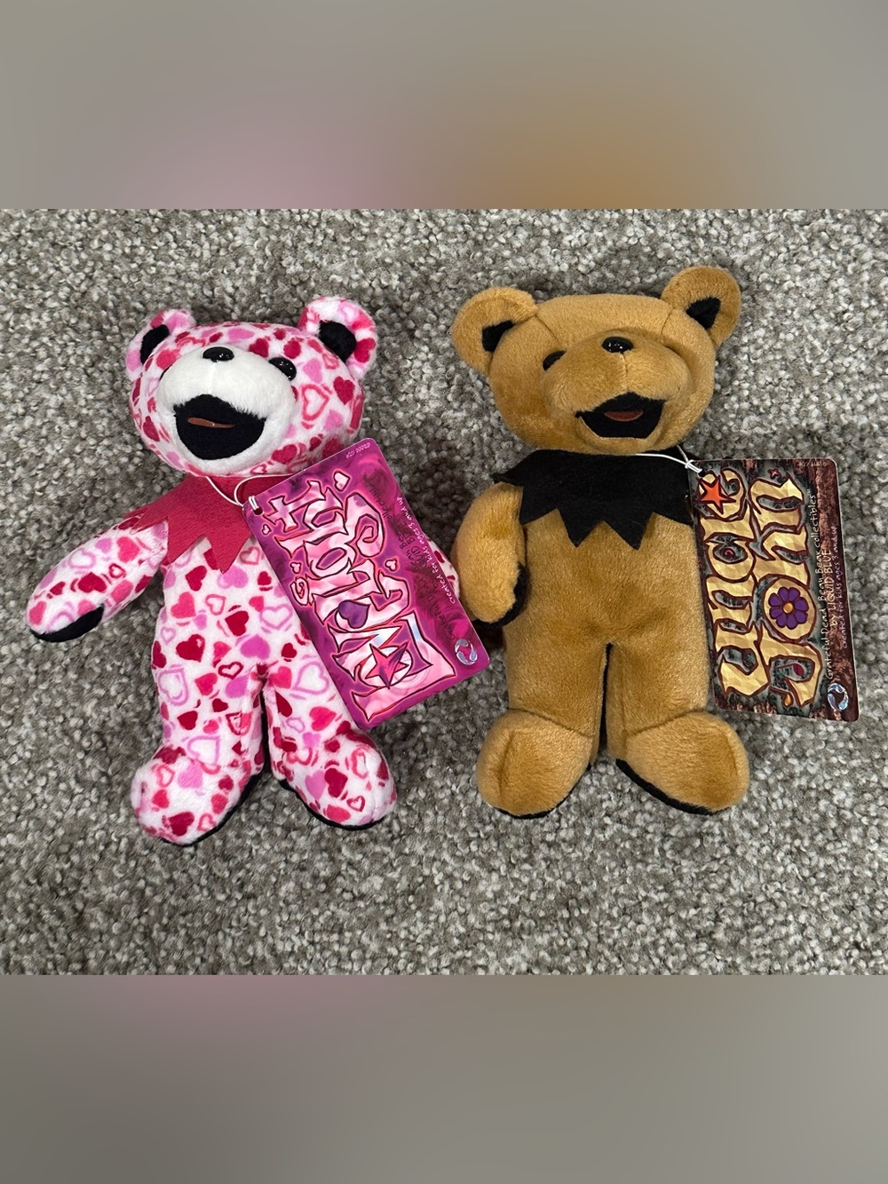 Grateful Dead Plush Bears- Lovelight & Uncle John
